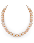 11-12mm Peach Freshwater Pearl Necklace - AAA Quality