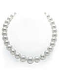 13-14.7mm White South Sea Pearl Necklace - AAA Quality