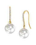 White South Sea Pearl & Diamond Margot Earrings