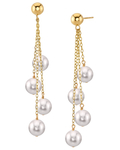 White Akoya Pearl Luciane Earrings