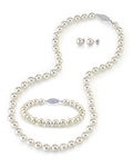 7.0-7.5mm Japanese Akoya White Pearl Set