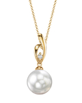 White South Sea Pearl & Diamond Lois Pendant