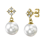 South Sea Pearl & Diamond Millie Earrings