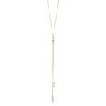 14K Gold White Akoya Pearl Tincup Selena Necklace Pendant