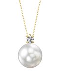 White South Sea Pearl & Diamond Ellie Pendant