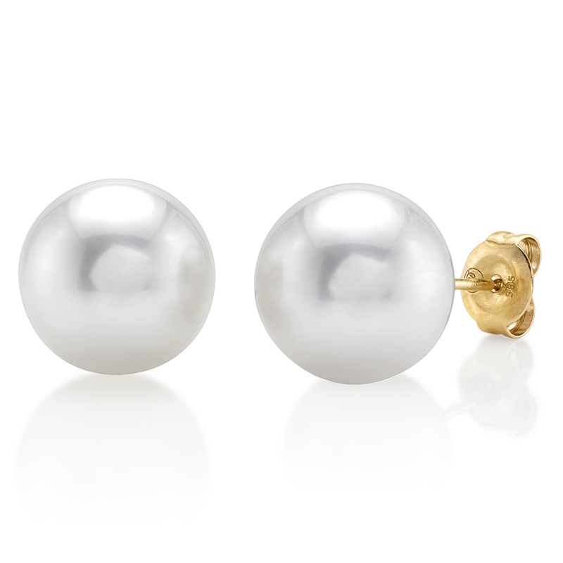 10mm South Sea Round Pearl Stud Earrings