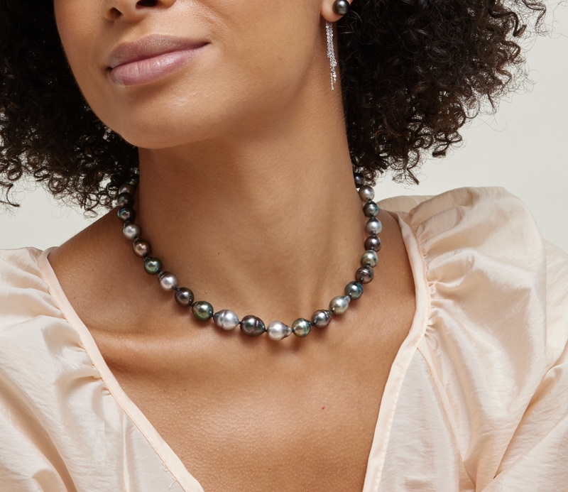 Michael Kneebone Double Strand Baroque Tahitian Pearl Pebble Bead Necklace  For Sale at 1stDibs | baroque tahitian pearl bracelet, baroque tahitian  pearl necklace, tahitian baroque pearl necklace