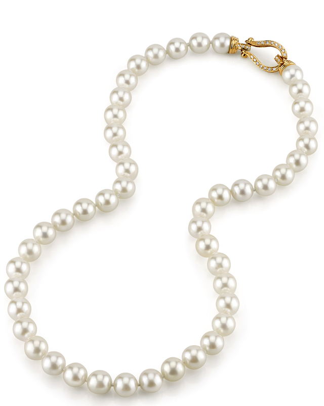 8.5-9.0mm Japanese Akoya White Pearl Necklace- AAA Quality