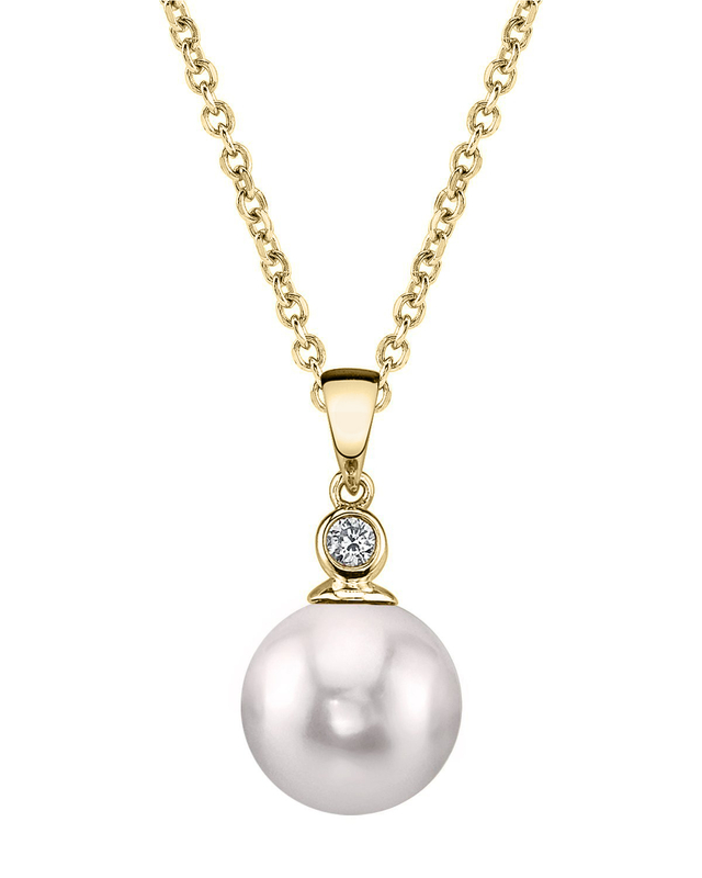 Akoya Pearl & Diamond Michelle Pendant