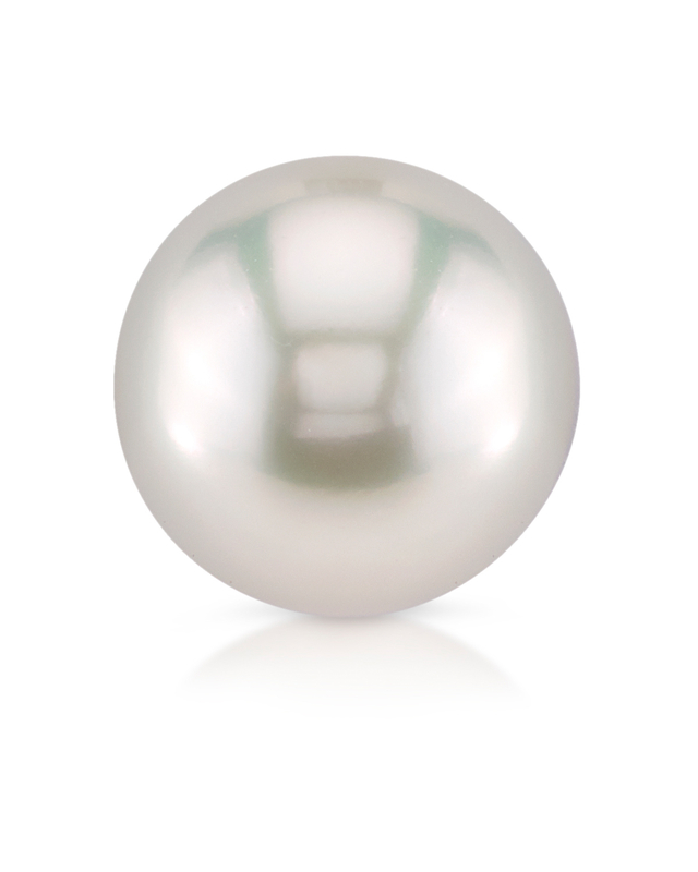 17mm Gem Round White South Sea Loose Pearl - AAAA Quality