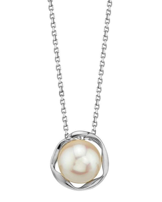 14K Gold Freshwater Pearl Charlie Pendant