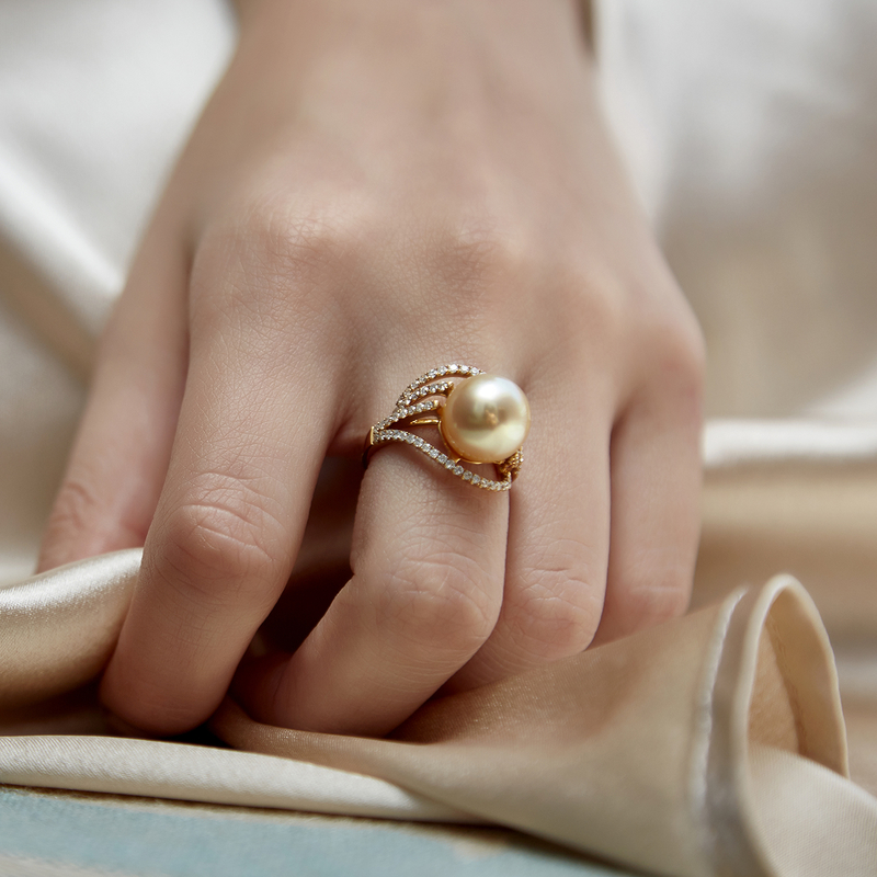 RATAN BAZAAR Pearl Ring Natural stone ( Moti ) Certified Astrological &  Fashionable for girl & women Stone Pearl Gold Plated Ring Price in India -  Buy RATAN BAZAAR Pearl Ring Natural