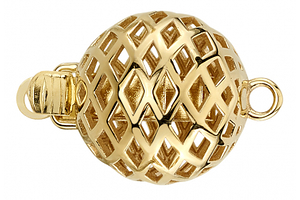 Weave Clasp   14K Yellow Gold