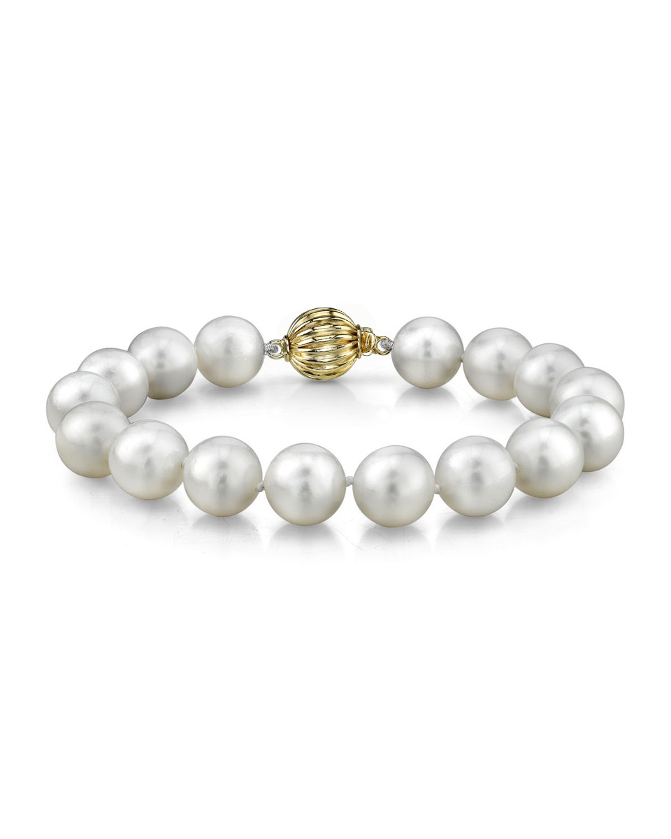 11-12mm White South Sea Pearl Bracelet