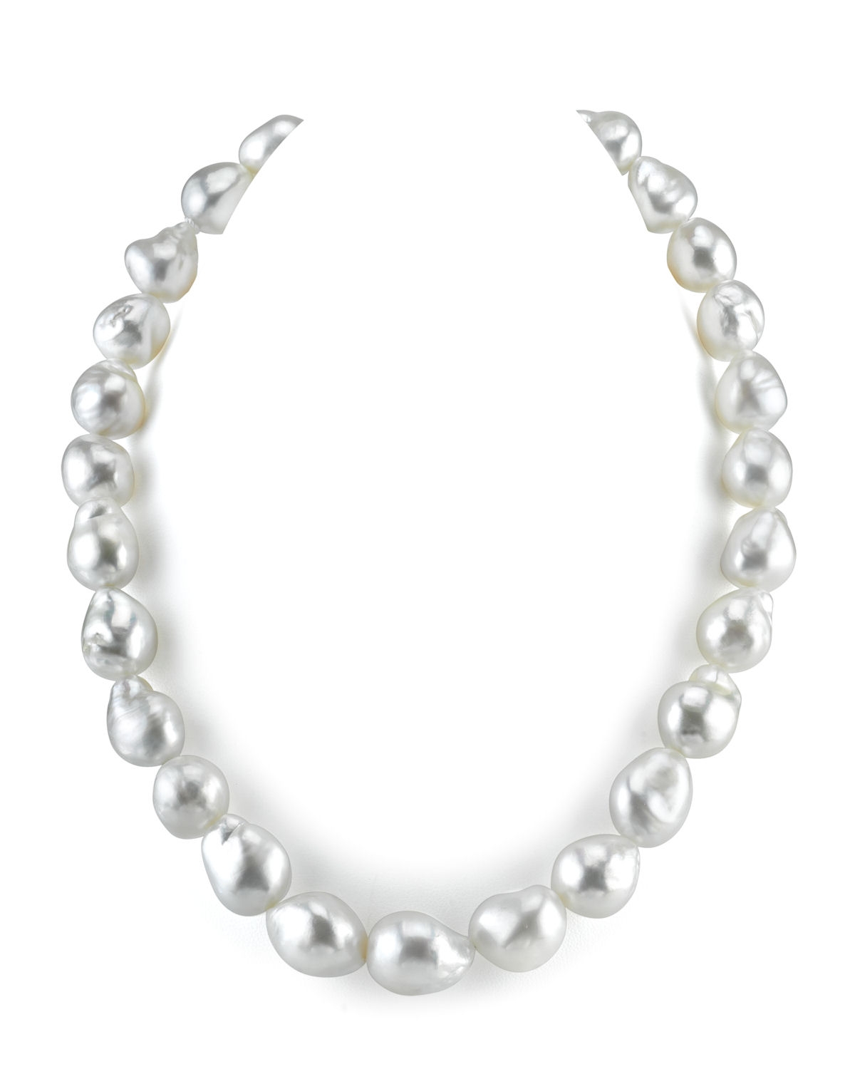 RARE 16-18.4mm South Sea Baroque Pearl Necklace