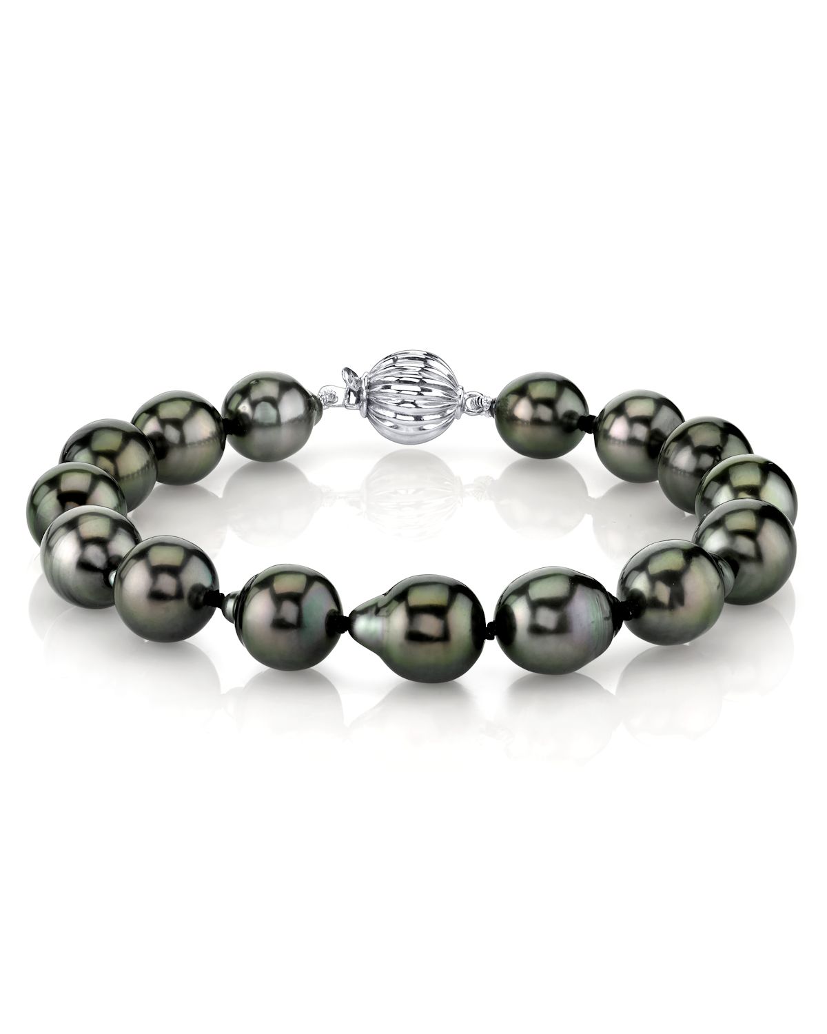 Tahitian South Sea Pearl Drop Shape Bracelet