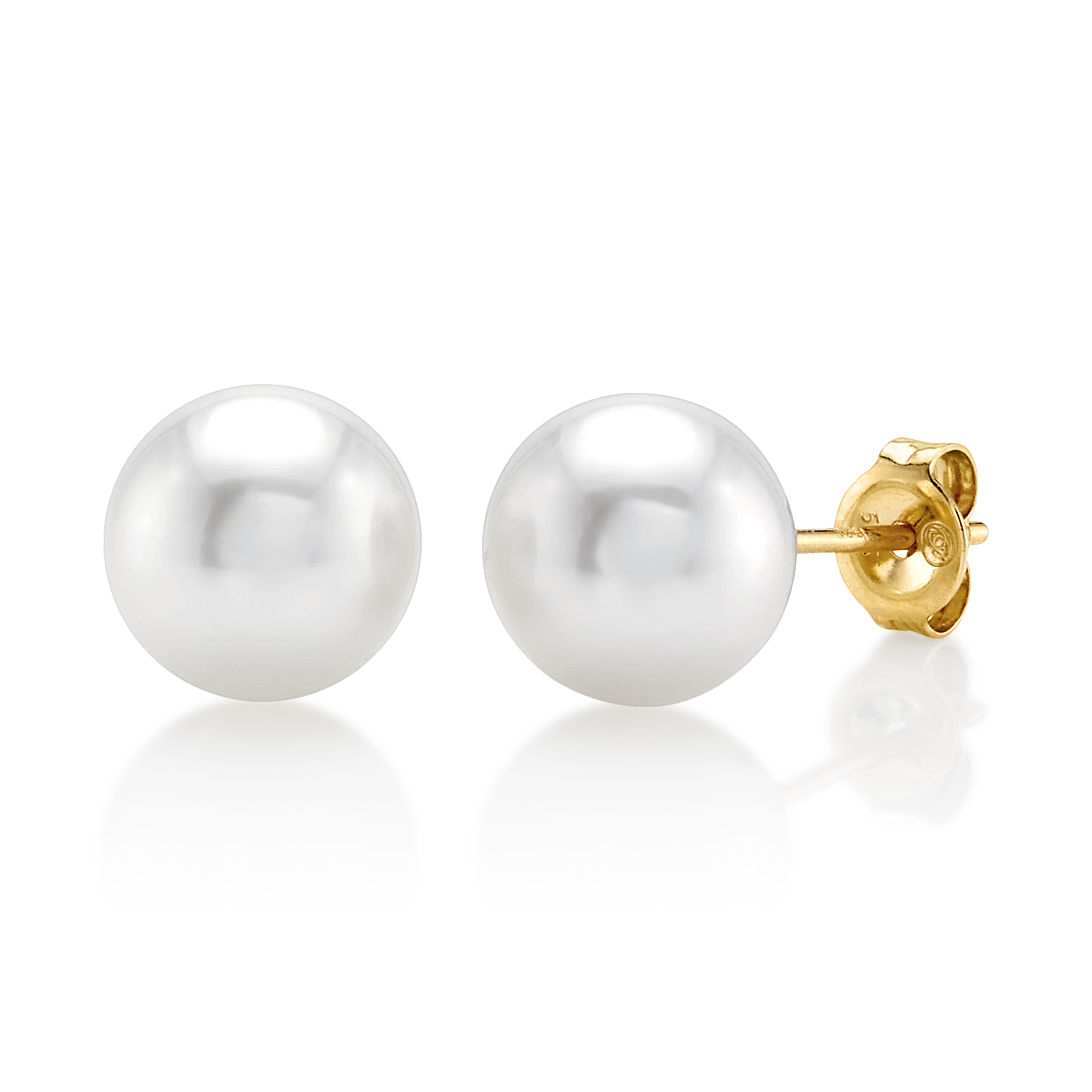 8mm South Sea Round Pearl Stud Earrings