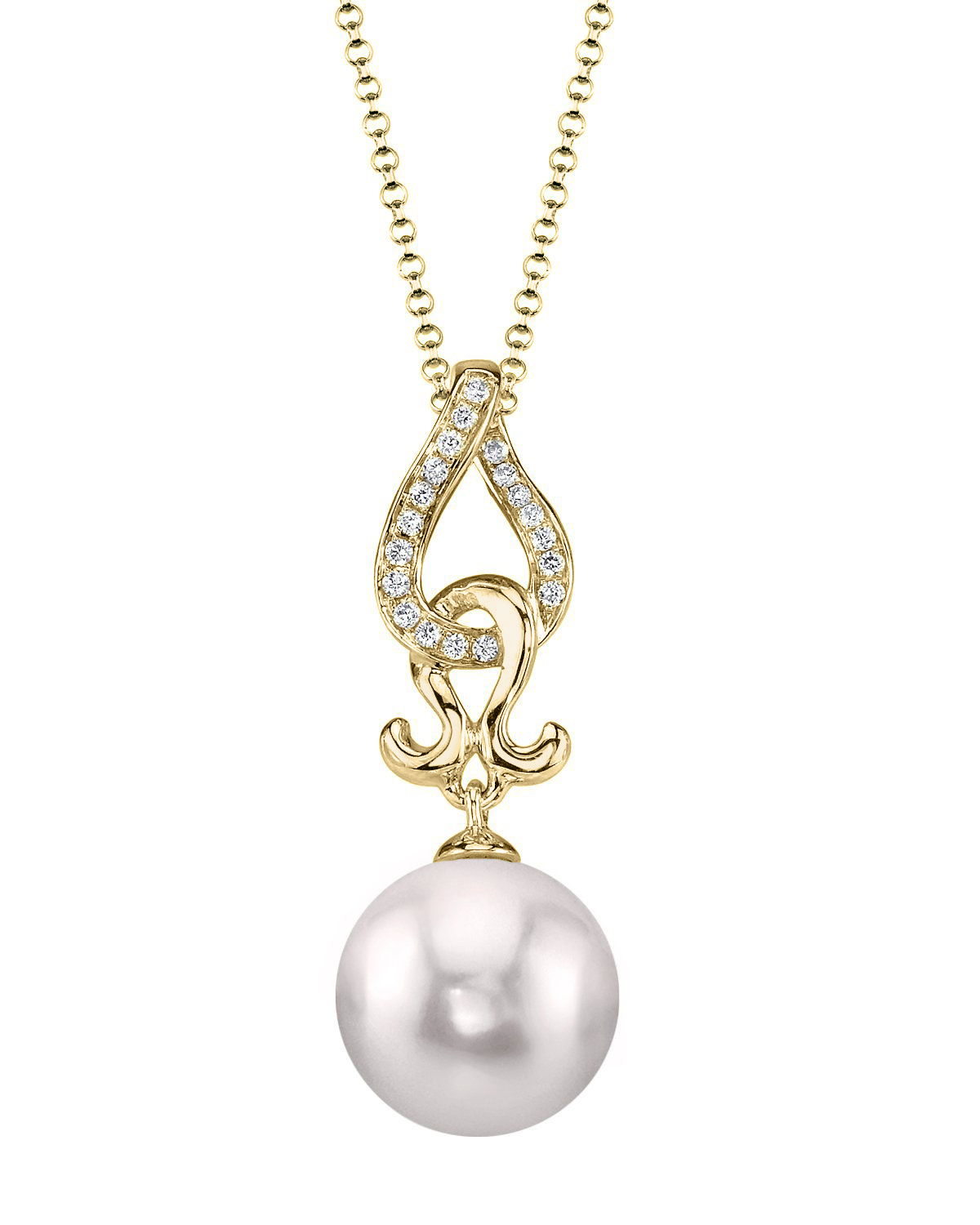 Akoya Pearl & Diamond Judy Pendant