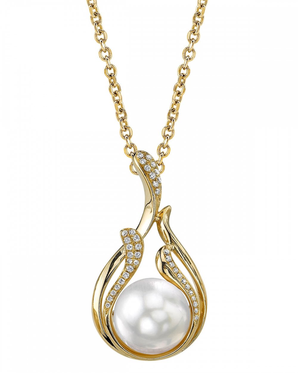 South Sea Pearl & Diamond Layla Pendant