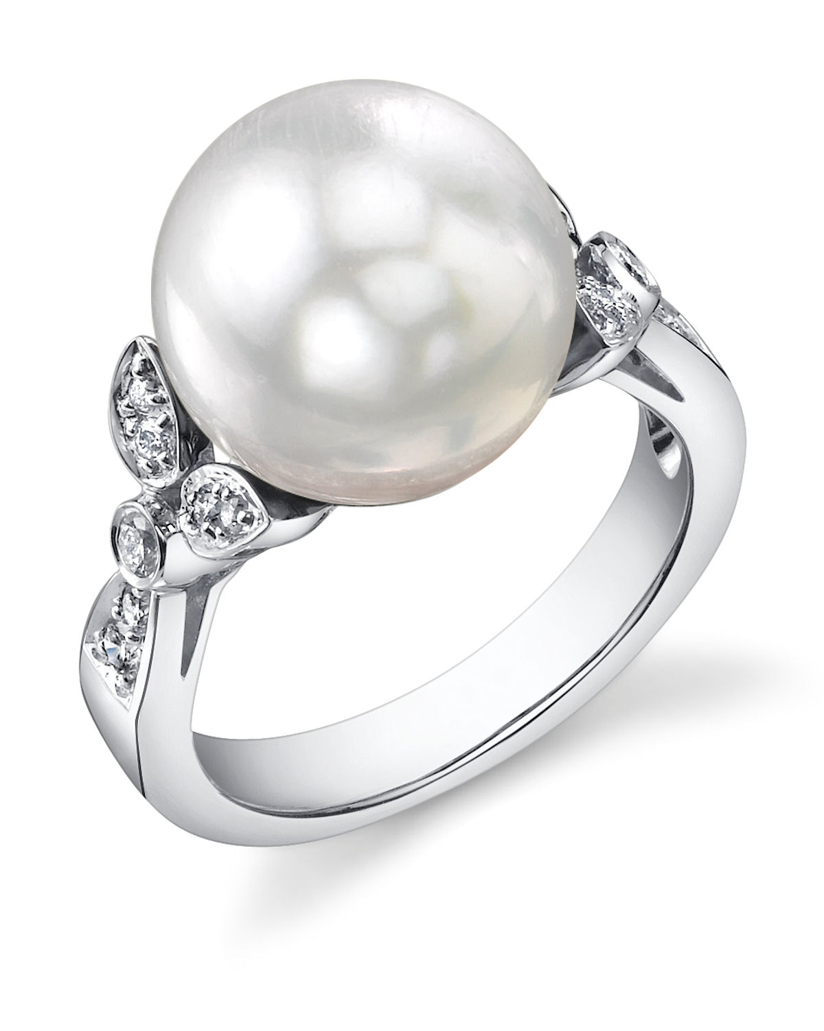 White South Sea Pearl Ariella Ring