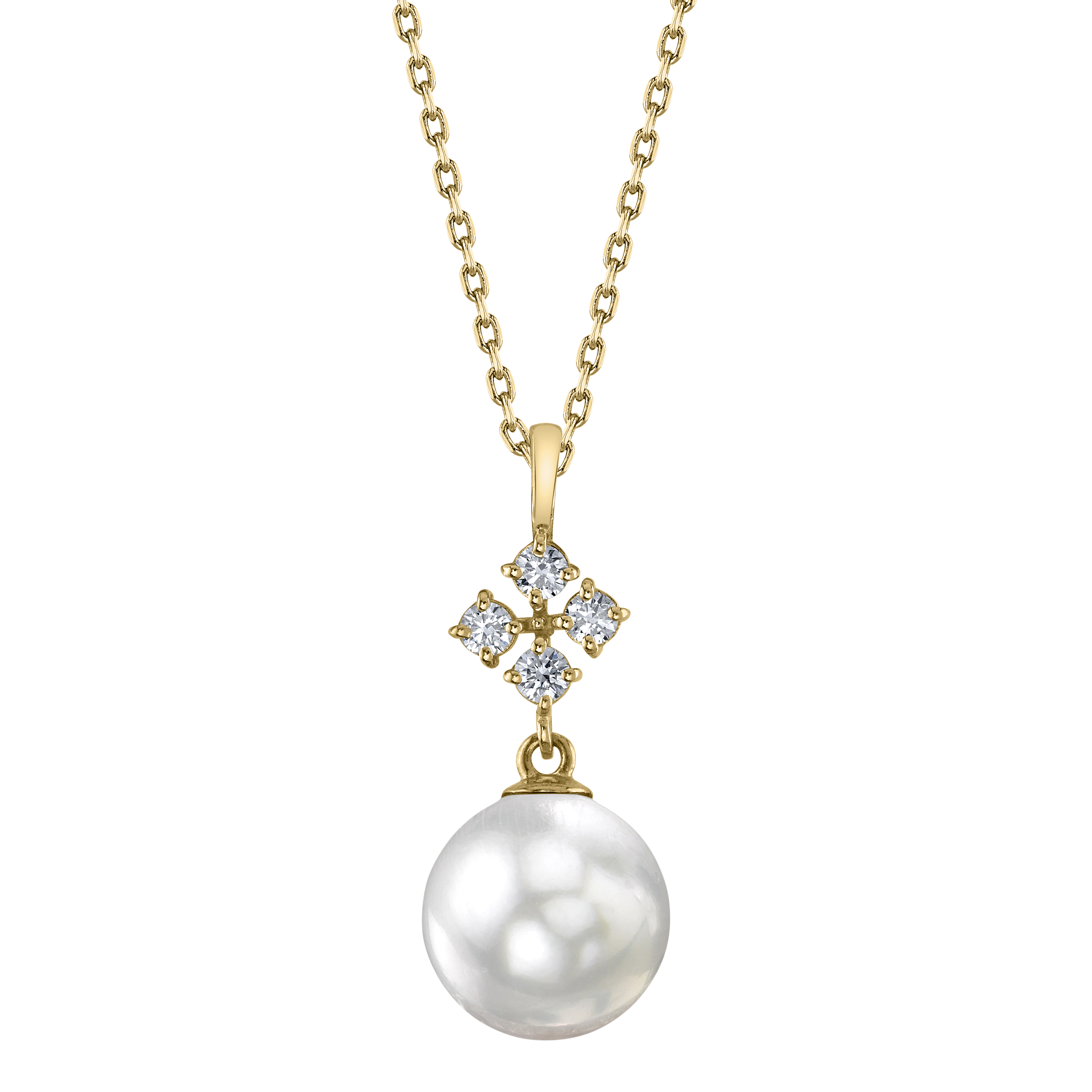 White South Sea Pearl & Diamond Millie Pendant