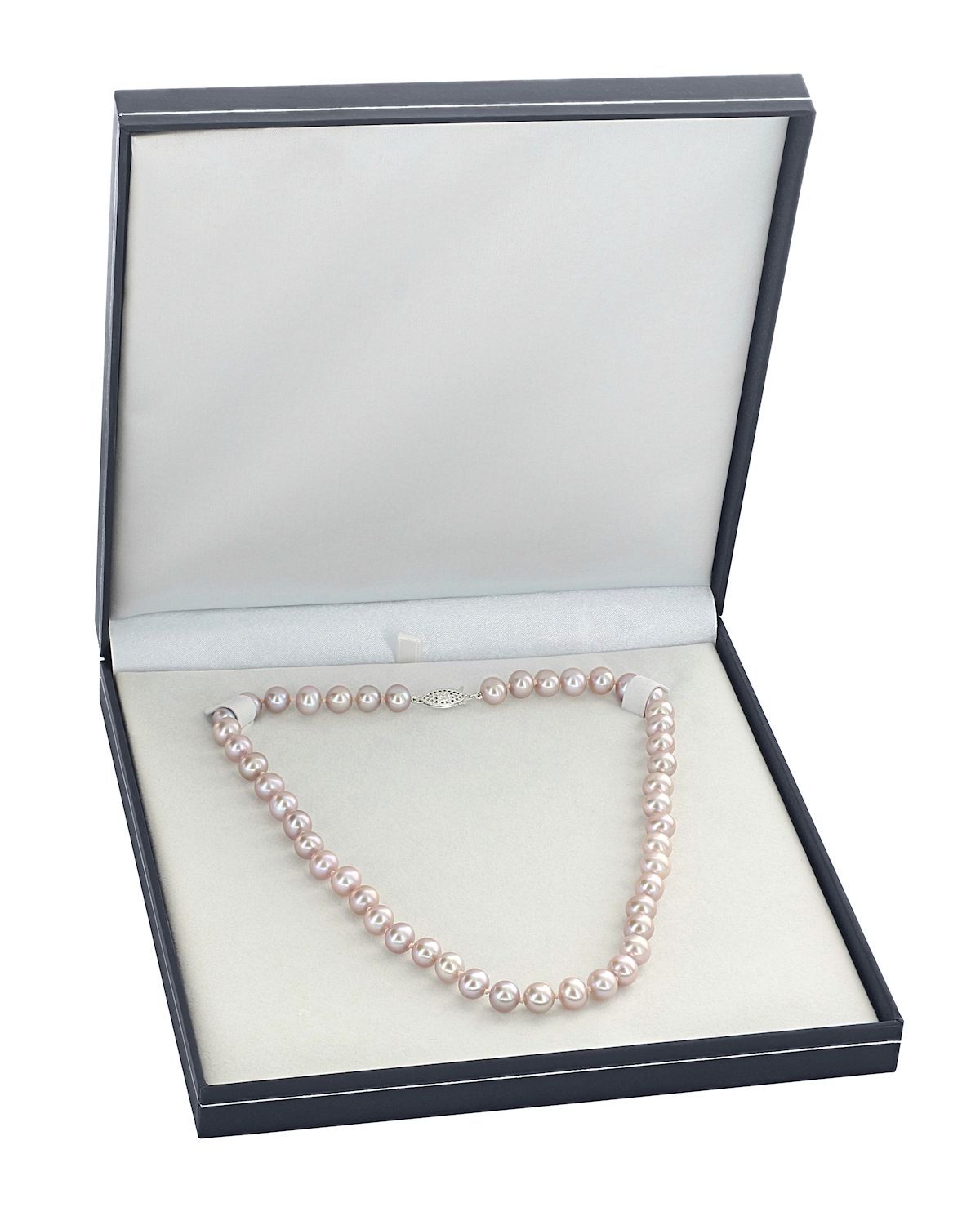 7.0-7.5mm Pink Freshwater Pearl Choker Length Necklace