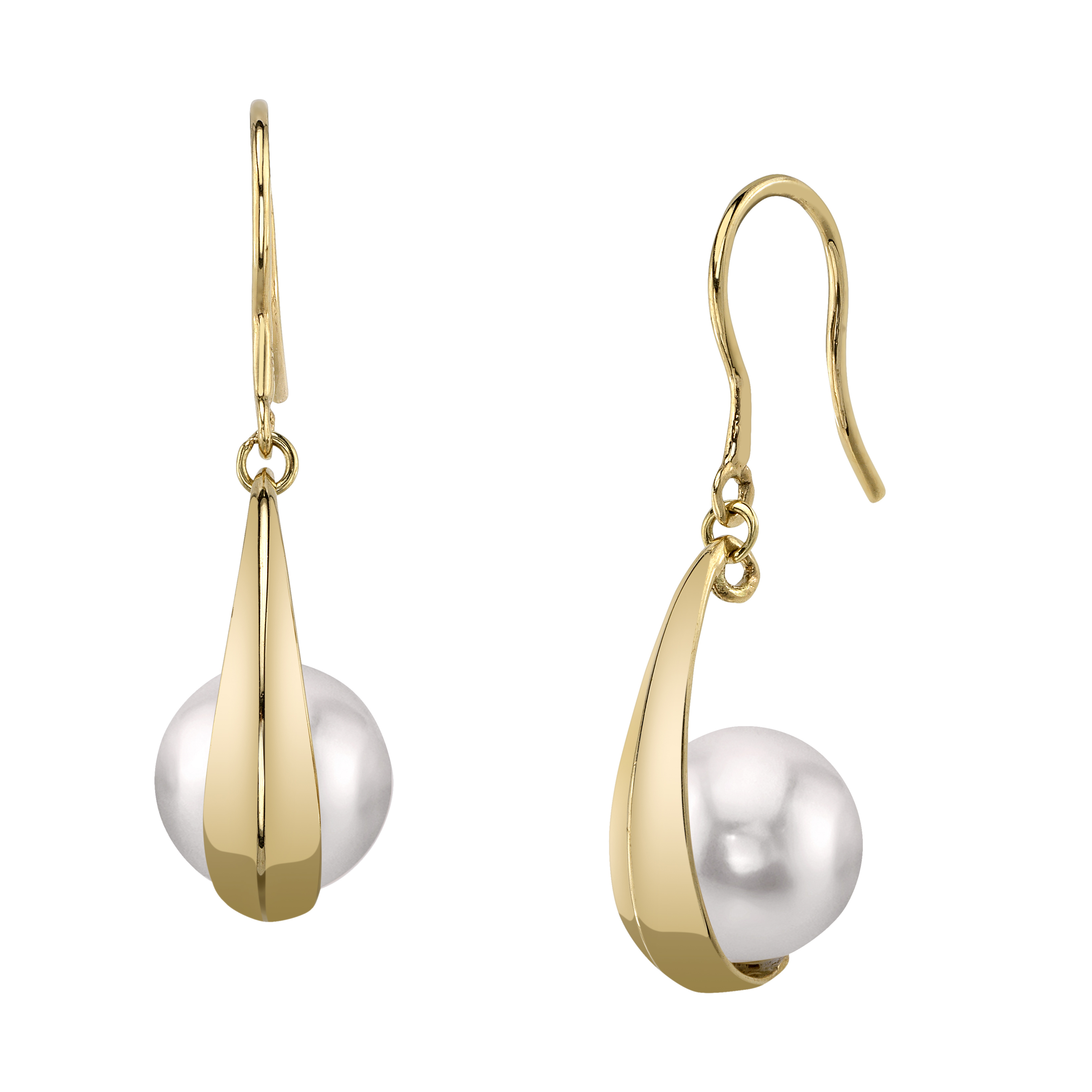 14K Gold Akoya Pearl Regina Earrings