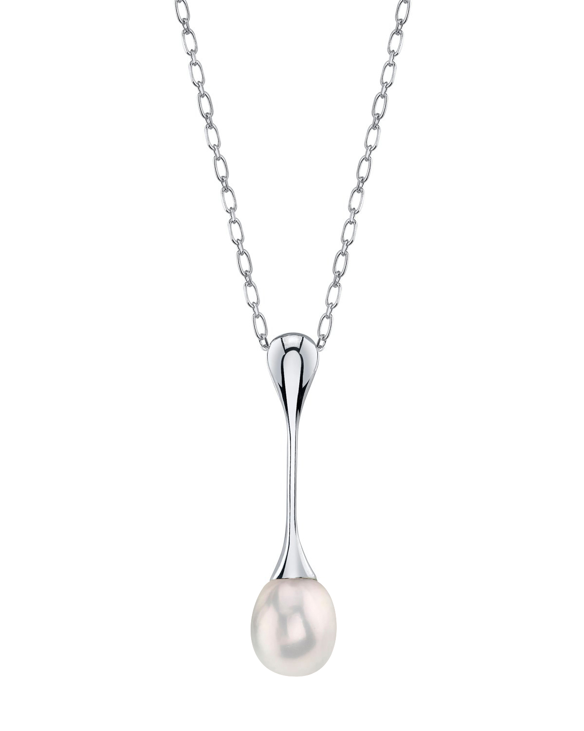 Freshwater Pearl Long Teardrop Pendant